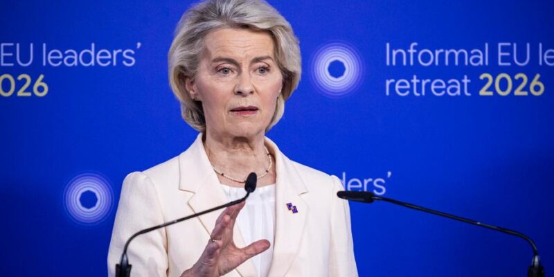 Фон дер Ляйен: инвестиции Европы в оборону могут превысить показатели США 1 75944429 403.jpg Deutsche Welle Урсула фон дер Ляйен