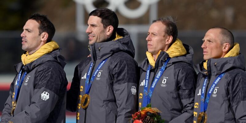 Сборной Германии по биатлону на ОИ-2026 в Италии вручили золото ОИ-2014 в Сочи 1 75983309 403.jpg Deutsche Welle ОИ-2014