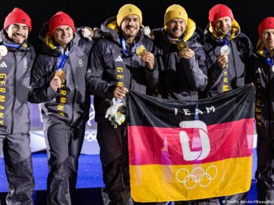 Немецкие бобслеисты заняли весь пьедестал на Олимпиаде в Италии 5 76013640 403.jpg Deutsche Welle зимняя Олимпиада-2026