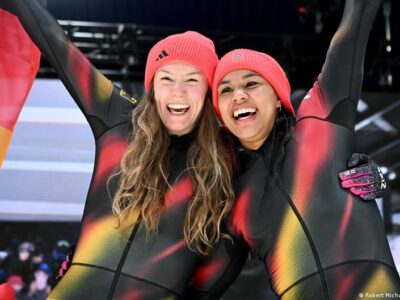 Немецкие бобслеистки Нольте и Леви стали чемпионками ОИ-2026 в состязаниях двоек 6 76075762 403.jpg Deutsche Welle Леви, Нольте