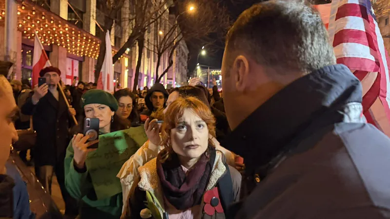 В Тбилиси проходит акция, в День советской оккупации 1 akcia новости акция протеста в тбилиси, День советской оккупации, марш, Саломе Зурабишвили