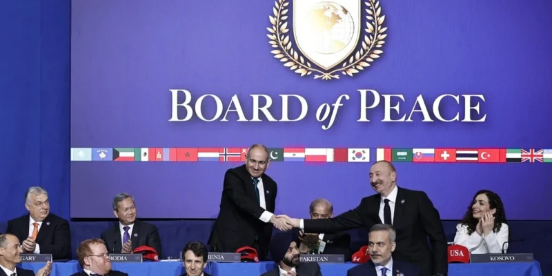 Пашинян и Алиев поприсутствовали на открытии заседания Совета мира Трампа 1 aliyev pashinyan board of peace 2 20 2025 новости "Совет мира" по Газе, OC Media, Алиев-Пашинян, Совет мира, Совет мира Трампа, ХАМАС