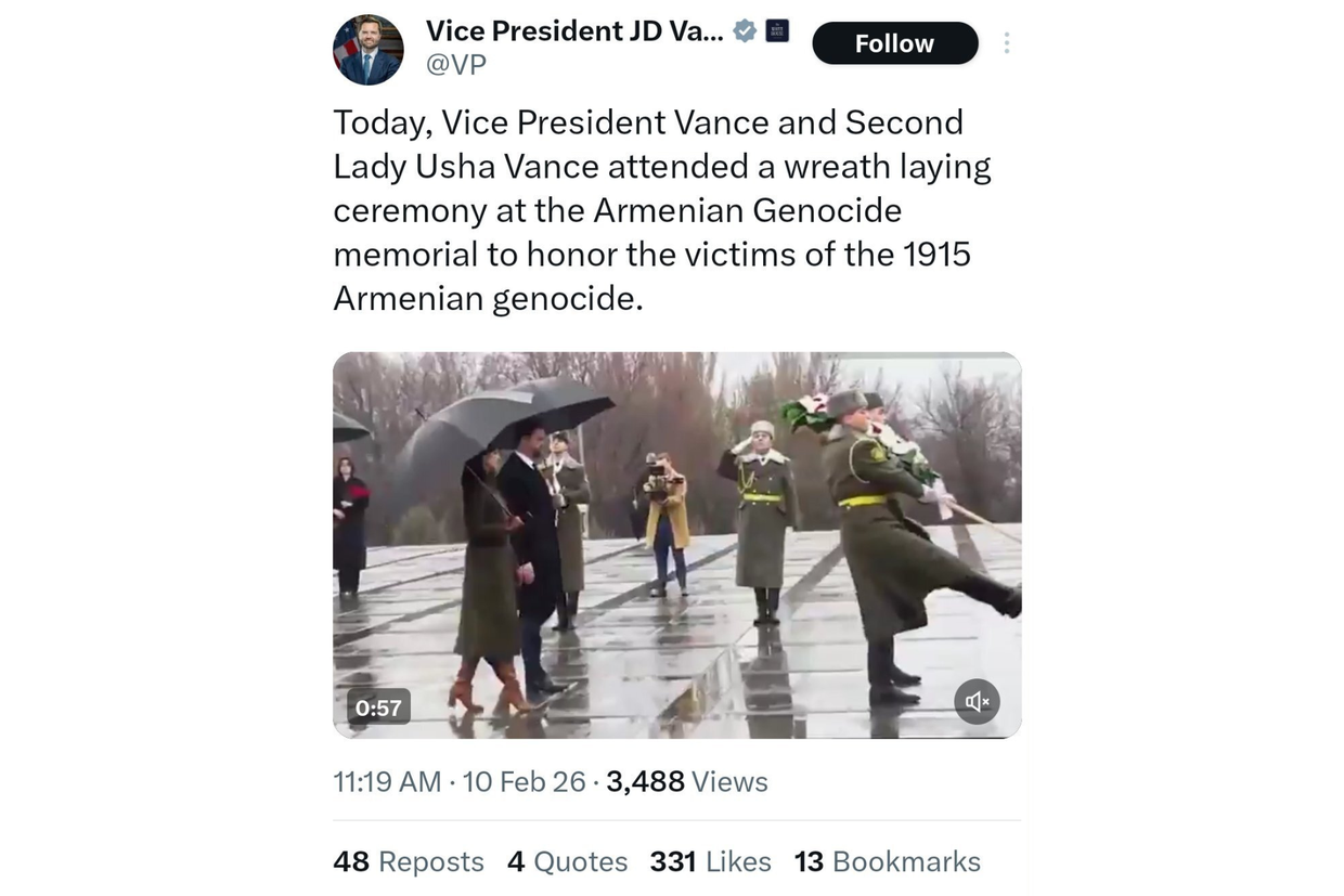 covers 2 новости OC Media, выражение "Мэдс Йегерн", геноцид армян, Джей Ди Вэнс, Мэдс Йегерн, Пашинян-Вэнс