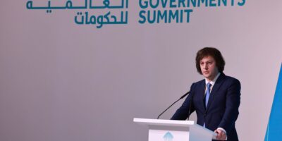 Премьер Грузии: Средний коридор предлагает редкое преимущество - стабильность, надежность 6 kobaxidze новости всемирный правительственный саммит, Грузия-ОАЭ, Ираклий Кобахидзе, премьер Грузии, Средний коридор