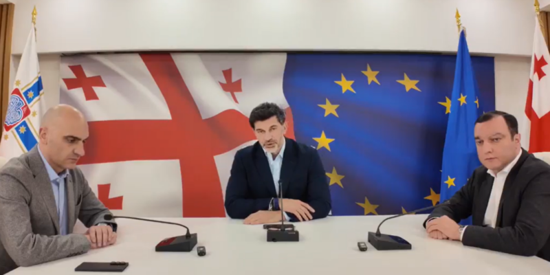 screenshot 2026 02 26 223810 новости Каха Каладзе, мэрия Тбилиси, снегопад, ухудшение погоды