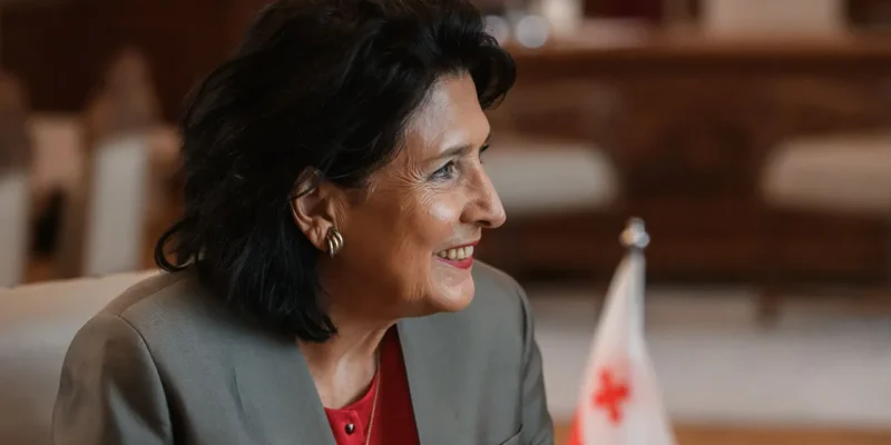 Зурабишвили: Россия проиграла эту войну, не достигнув своих военных целей, слава Украине! 1 zurabishvili новости война в Украине, годовщина войны в Украине, Грузия-Украина, Саломе Зурабишвили