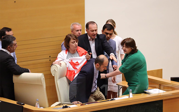 1561017213 ada marshania 5ef484315d399 политика featured, Грузинская мечта, права человека, Элене Хоштария