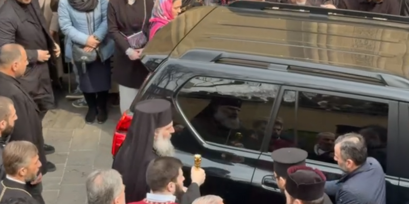 32113 1 новости Католикос-Патриарх всея Грузии Илия Второй, панихида, собор Сиони