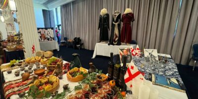 Посольство Грузии впервые приняло участие в международной выставке на военной базе США 1 657316687 1464612462343763 6801418520926007907 n новости Александр Картвели, генерал Шаликашвили, Грузия-США, Джон Малхаз Шаликашвили, посольство Грузии в США, Тамар Талиашвили