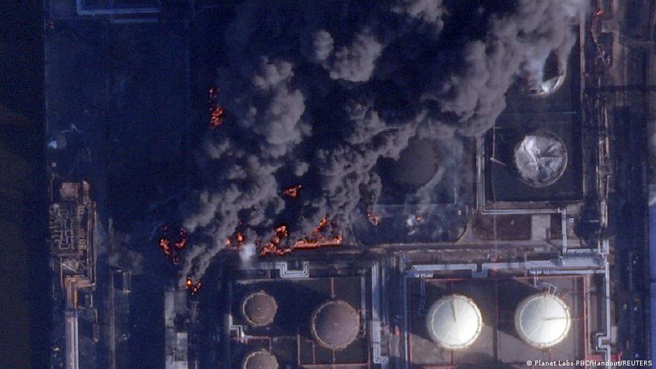 Порт Усть-Луга в России поврежден в результате новой атаки беспилотников 1 76567489 403.jpg Deutsche Welle порт Усть-Луга, Усть-Луга