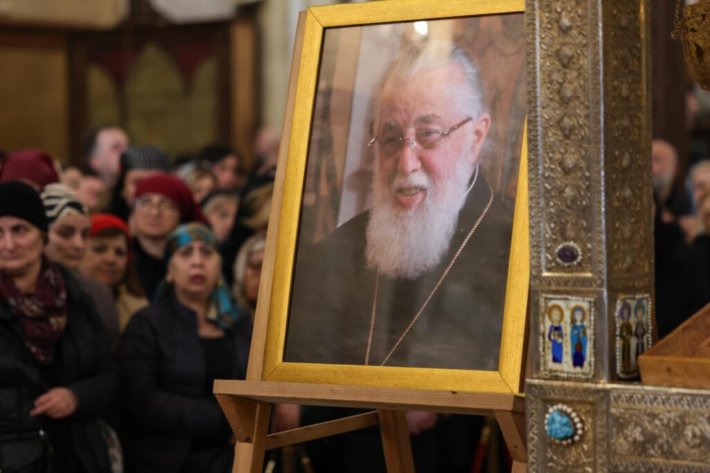 ilia patriarx patriarx новости делегация РПЦ, Католикос-Патриарх всея Грузии Илия Второй, российская делегация, Федор Кречетов