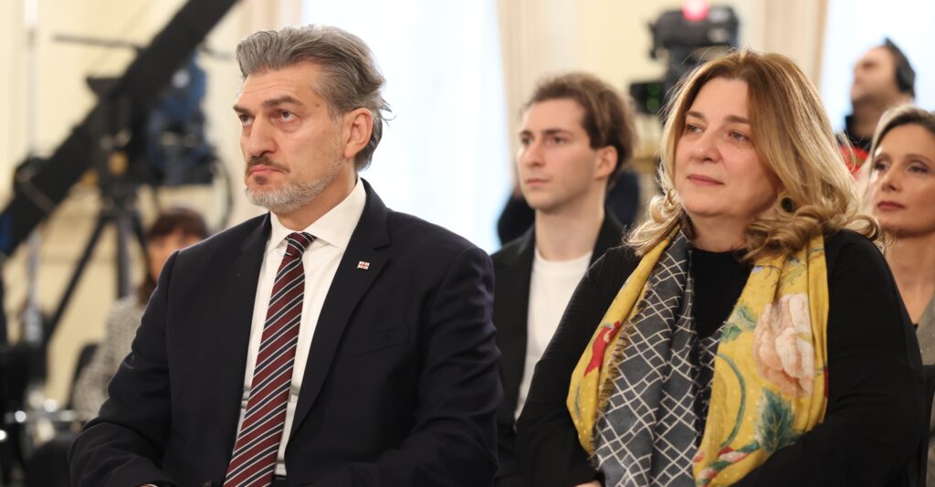 Кавелашвили: моя супруга отправится на форум в США по приглашению первой леди Мелании Трамп 1 kavel jena e1773601347531 новости Грузинская мечта, Мелания Трамп, Михаил Кавелашвили, Тамар Багратиони