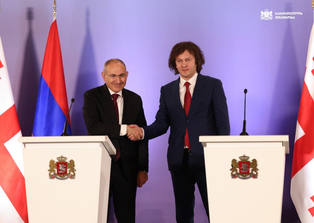 kobaxidze pashinayn новости Грузия-Армения, Ираклий Кобахидзе, Никол Пашинян