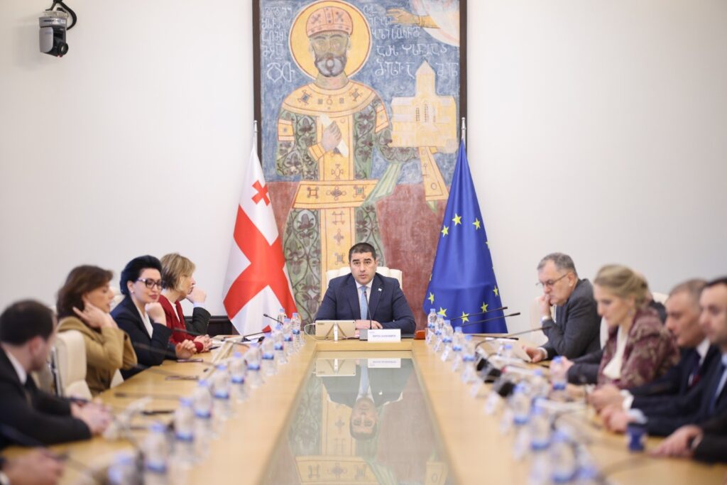 papuashvili 2 новости Грузия-ЕС, отчет спикера, парламент Грузии, Шалва Папуашвили