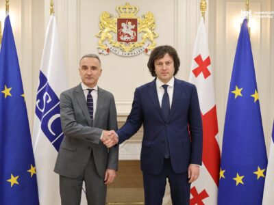 sampietro kobax новости грузия-ПА ОБСЕ, Ираклий Кобахидзе, Пере Хуан Понсо Сампьетро, президент ПА ОБСЕ, премьер Грузии