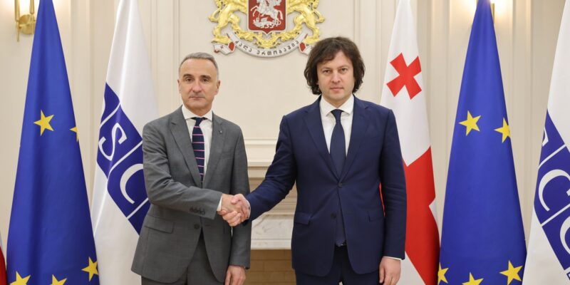 sampietro kobax новости грузия-ПА ОБСЕ, Ираклий Кобахидзе, Пере Хуан Понсо Сампьетро, президент ПА ОБСЕ, премьер Грузии