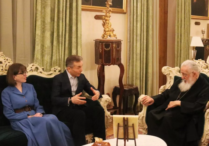 screenshot 2026 03 18 093945 новости Бидзина Иванишвили, Екатерина Хведелидзе, Католикос-Патриарх всея Грузии Илия Второй, Патриарх Илиа Второй