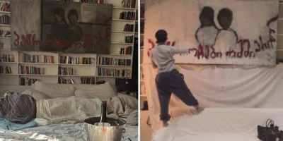 Иностранная художница испортила картину грузинской художницы в отеле Stamba Hotel в Тбилиси 5 untitled design 40 общество OC Media, Stamba, грузинская художница, картины, Лия Швелидзе, Лола Бибс