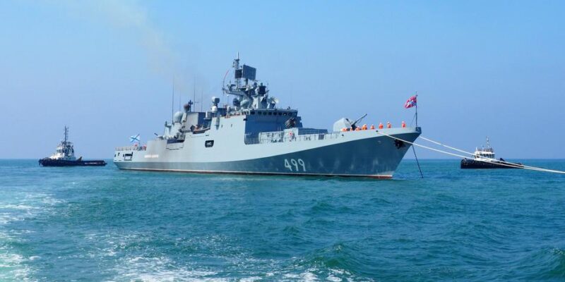 Украина объявила о попадании дрона по фрегату ВМФ России "Адмирал Макаров" 1 76679873 403.jpg Deutsche Welle Адмирал Макаров, фрегат "Адмирал Макаров"