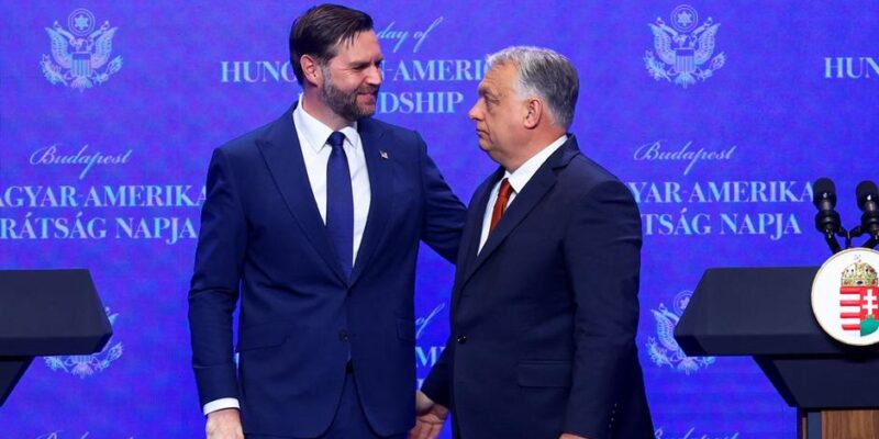 Вэнс прибыл в Будапешт и обвинил ЕС во вмешательстве в выборы в Венгрии 1 76693368 403.jpg Deutsche Welle Будапешт, Выборы в Венгрии, Джей Ди Вэнс