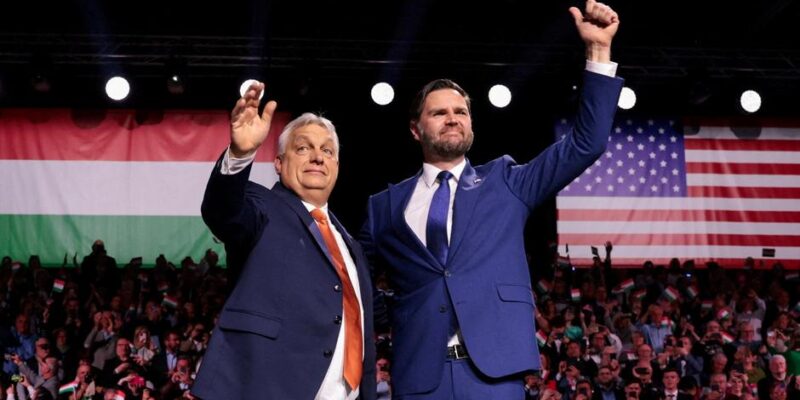 Германия отклонила обвинения Вэнса о вмешательстве ЕС в выборы в Венгрии 1 76702147 403.jpg Deutsche Welle Вэнс-Орбан