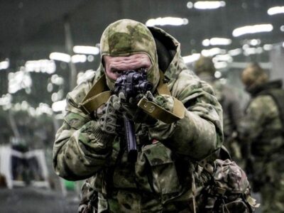 6 декабря 2022 года в Ростове добровольцы проходят военные учения