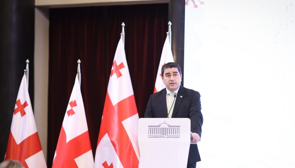 papuashvili stoit flagi новости запрет партий, Конституционный суд Грузии, партия "Федералисты", Спикер парламента, Тамар Черголеишвили, Шалва Папуашвили