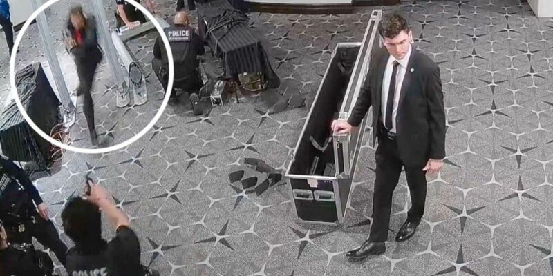 Кадры нападения, опубликованные властями