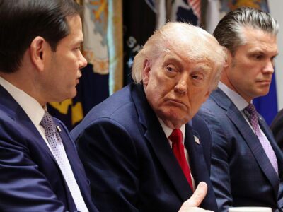 Марко Рубио, Дональд Трамп и Пит Хегсет