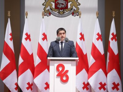 Спикер: Грузию хотят "приковать к новой золотой цепи", но это не получится 12 papuashvili 26 maya новости новости