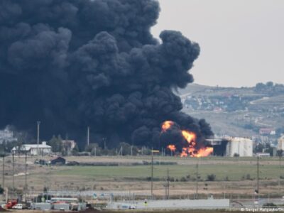 Мониторинговые каналы: ВСУ ударили по нефтебазам и воинской части в аннексированном Крыму 2 70422398 403.jpg Deutsche Welle Крым