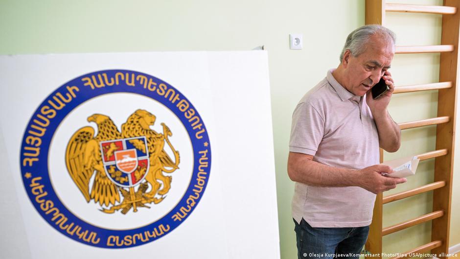 ЦИК Армении огласил окончательные результаты выборов 1 77528401 403.jpg Deutsche Welle ЦИК Армении