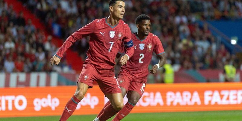 Cristiano Ronaldo of Portugal during a friendly match against Nigeria in June 2026.