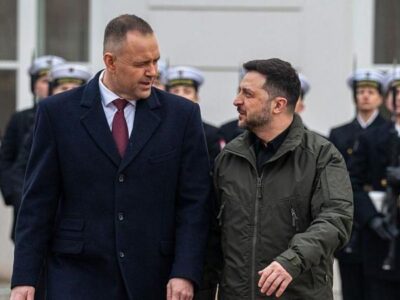 Кароль Навроцкий и Владимир Зеленский