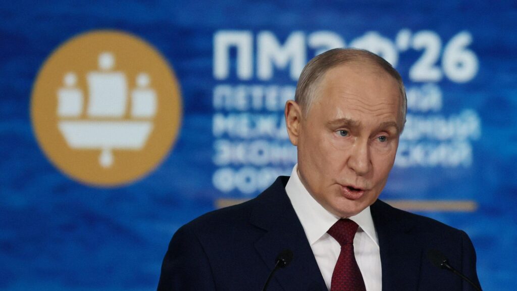 Путин на ПМЭФ