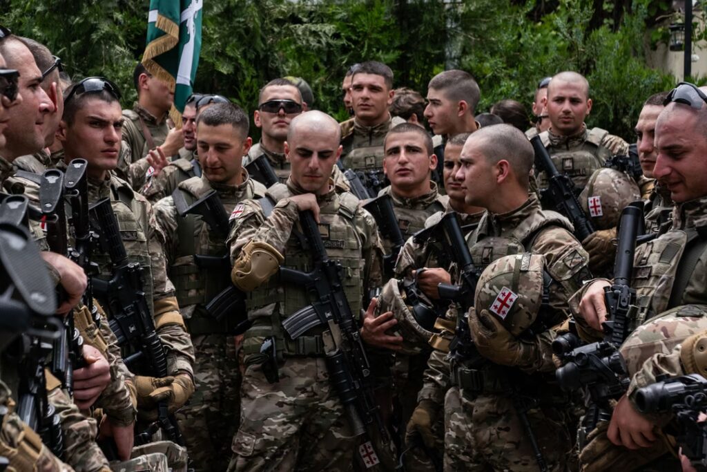 georgian soldiers on georgia s indpendence day 2026 20260626 111202 News