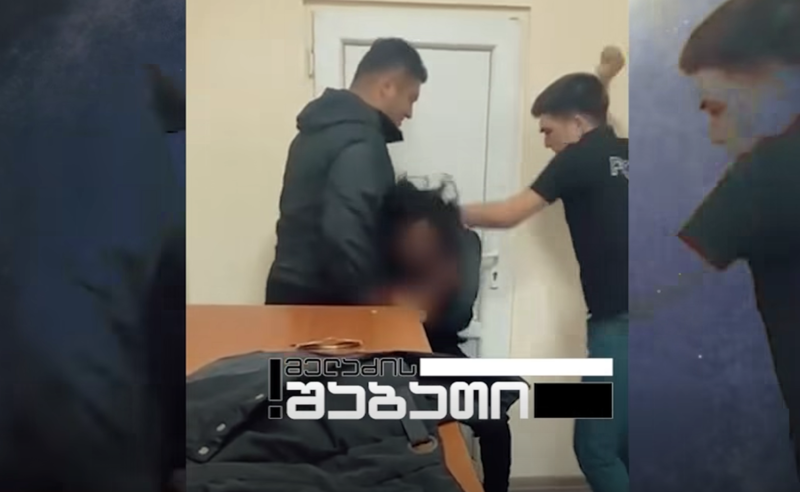 TV Pirveli показала кадры полицейского насилия. В МВД заявили о дискредитации 1 kadrebi новости TV Pirveli, МВД Грузии