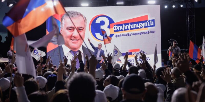Armenia's Central Electoral Commission rejects appeal to deregister main opposition group 1 samvel karapetyan election rally 20260605 203432 News