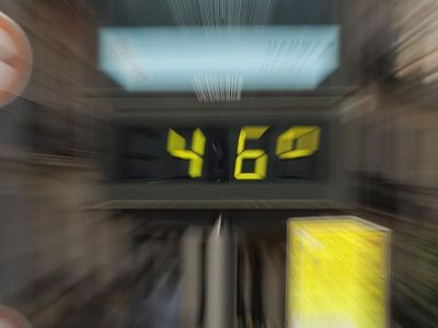 Температура на табло в Гранаде, Испания