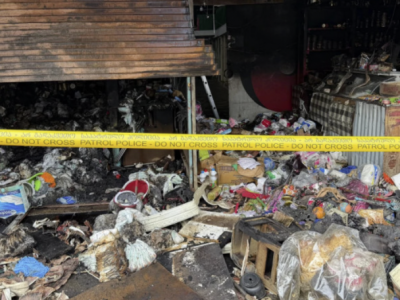 Large fire breaks out in Kutaisi, destroying shopping kiosks 2 654 1 News