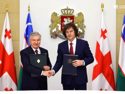 734570244 1320747570274460 9209765442785312601 n новости Грузия-Узбекистан, договор о стратегическом партнерстве, Ираклий Кобазидзе, Шавкат Мирзиёев
