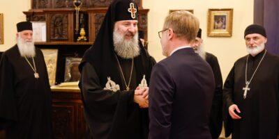 Патриарх Грузии обсудил отношения с послами Франции, Чехии и католической делегацией 2 736053938 4375533769377811 6996565009631865790 n новости дипломаты в Грузии, Католикос-Патриарх всея Грузии, Католикос-Патриарх всея Грузии Шио III, Оливье Курто, Патриархия, посол Франции
