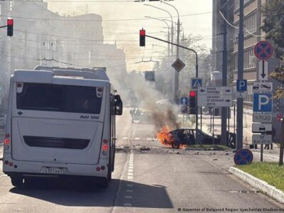 Украина ударила ракетами по газовой инфраструктуре Белгорода 3 73634681 403.jpg Deutsche Welle удар по Белгороду