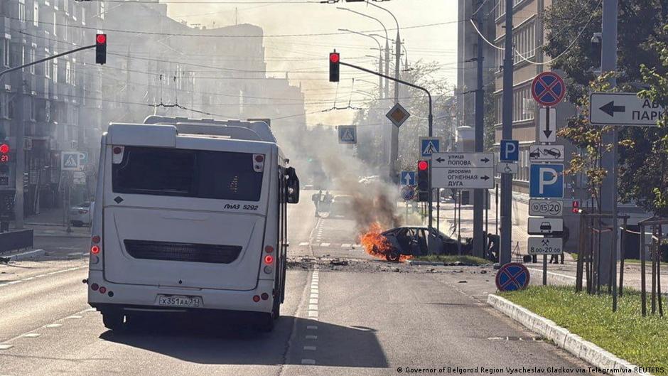 Украина ударила ракетами по газовой инфраструктуре Белгорода 1 73634681 403.jpg Deutsche Welle удар по Белгороду