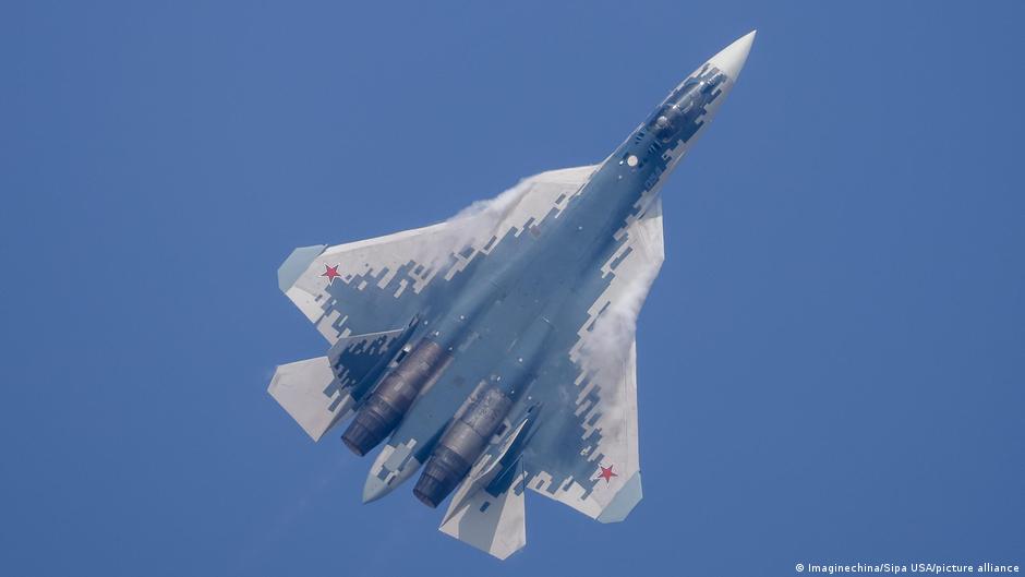 Новейший истребитель Су-57 потерпел крушение в Подмосковье 1 75948930 403.jpg Deutsche Welle Су-57
