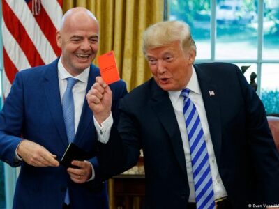 Трамп: ФИФА пересмотрела красную карточку на ЧМ по футболу по моей просьбе 5 77854887 403.jpg Deutsche Welle красная карточка, ФИФА