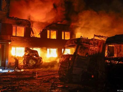 Армия РФ нанесла самый масштабный ракетный удар по Киеву 4 77978440 403.jpg Deutsche Welle Ракетный удар