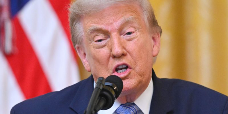 Дональд Трамп на трибуне 16 июля
