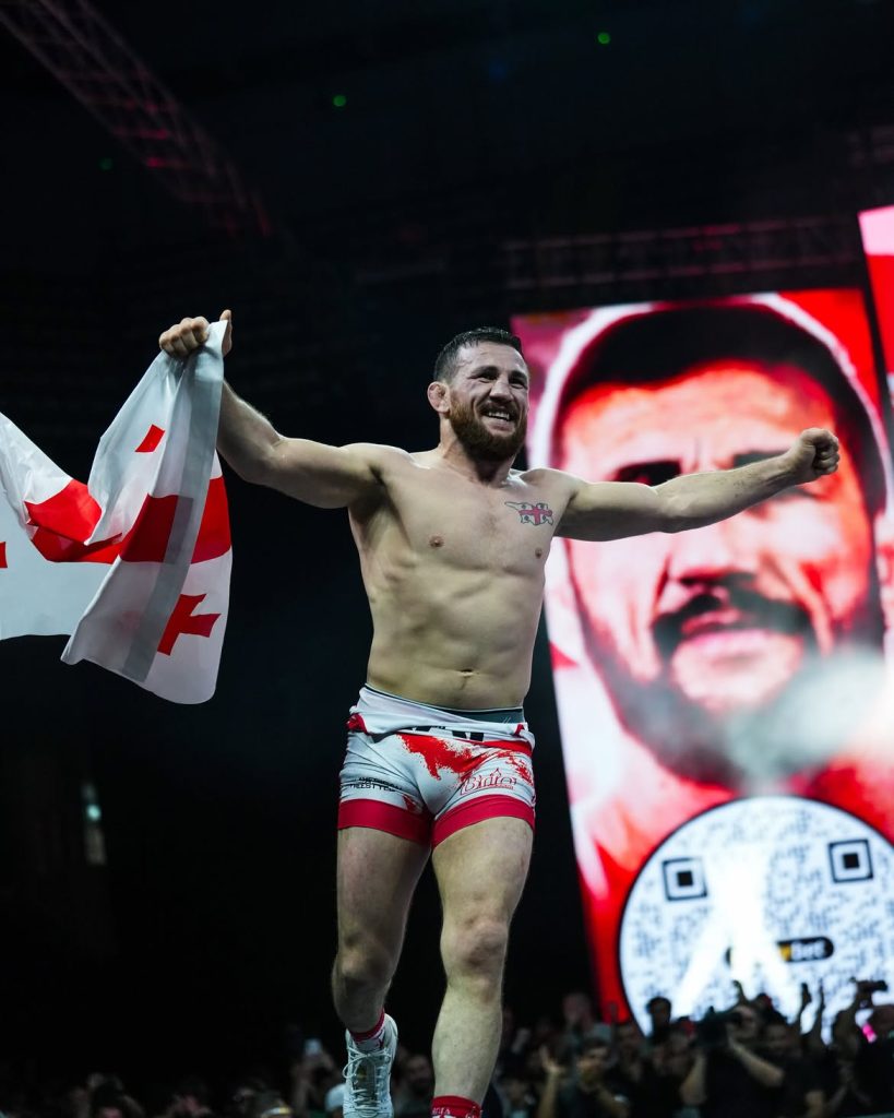 Dvalishvili defeats Cejudo at Real American Freestyle in Tbilisi 1 merab completes the comeback 🤯watch on @foxnation us and @tv.imedi georgia cis News