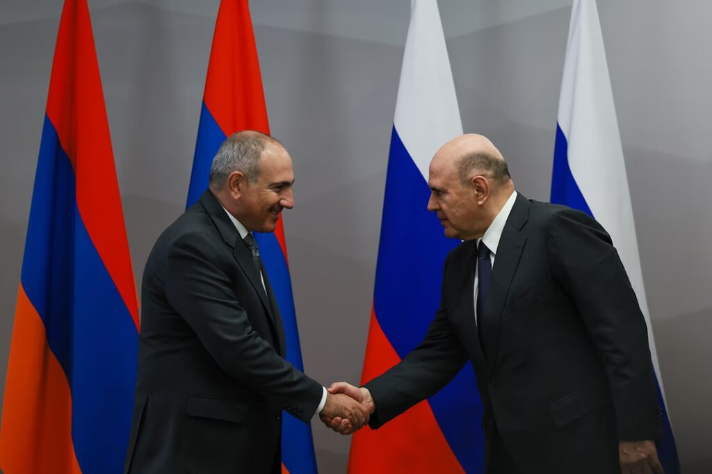 Пашинян побеседовал с премьером РФ - первый контакт после выборов 1 nikol pashinyan and mikhail mishustin 20260702 105030 новости OC Media, выборы в Армении, Пашинян-Мишустин